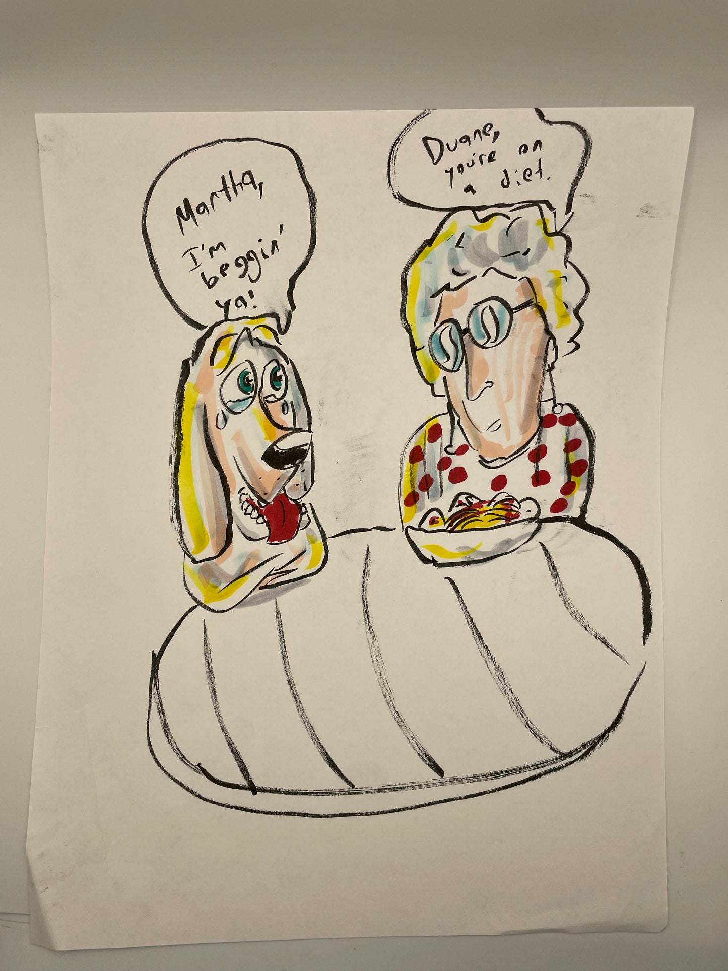Dog and Lady