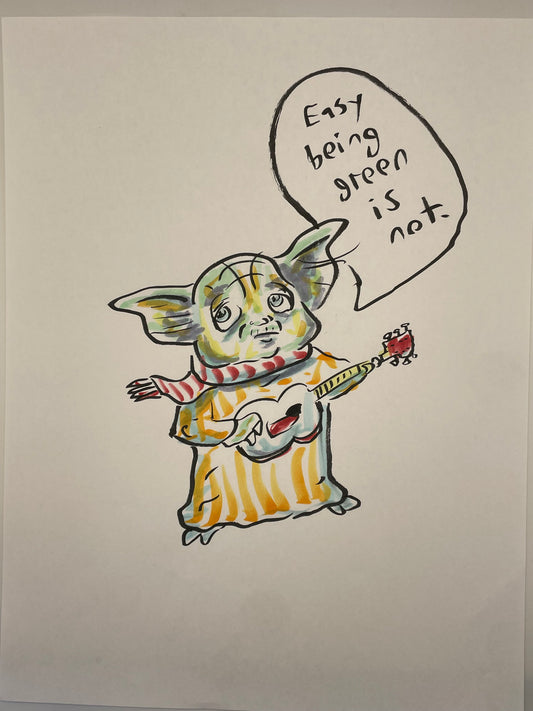 Yoda Easy Being Green is Not