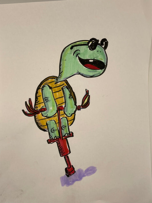Turtle on a Pogo