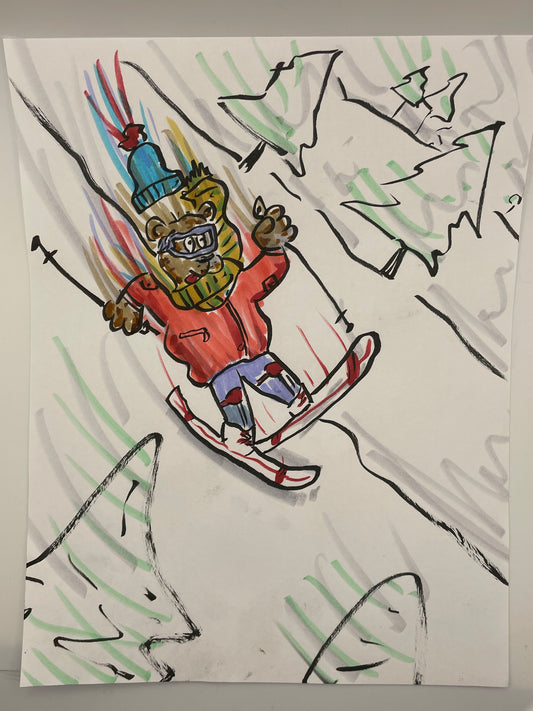 Bear Skiing