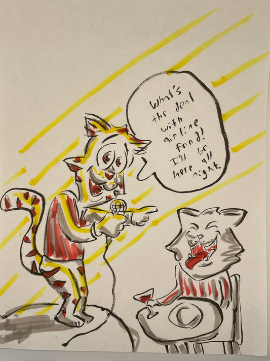 Cat Stand Up Comedian