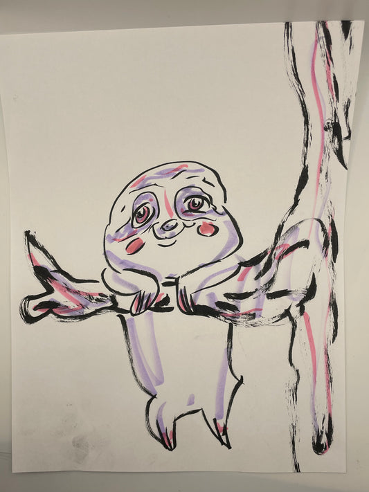 Sloth in Tree