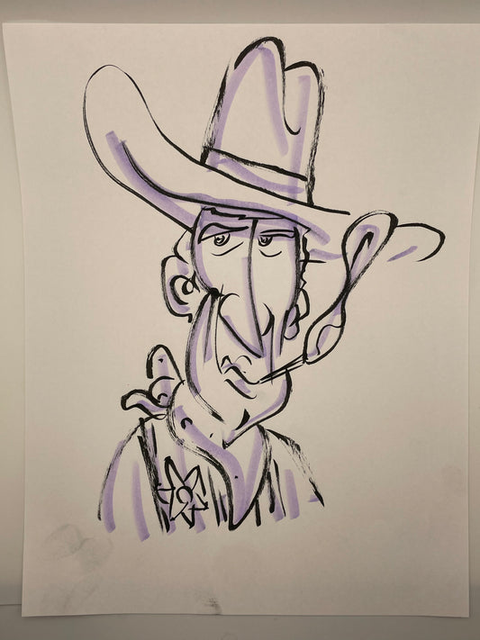 Cowboy Smoking