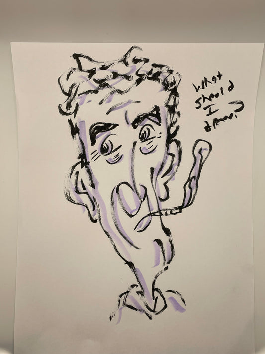 What Should I Draw Man Smoking