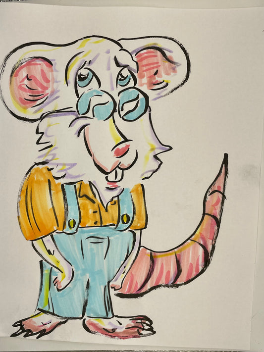 Rat with Glasses