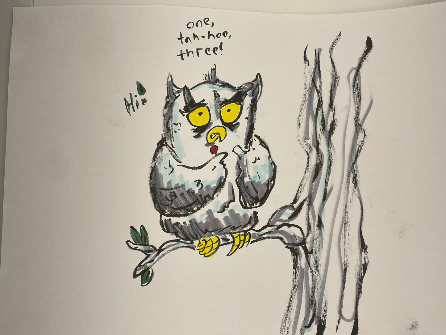 Tootsie Roll Owl