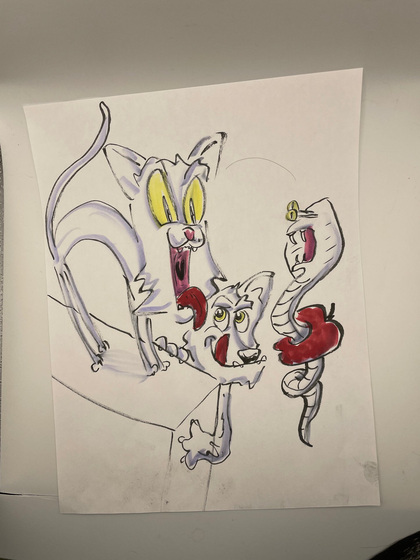 Wolf, Cat & Snake