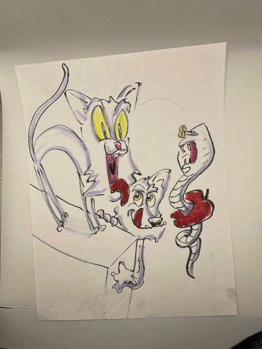Wolf, Cat & Snake
