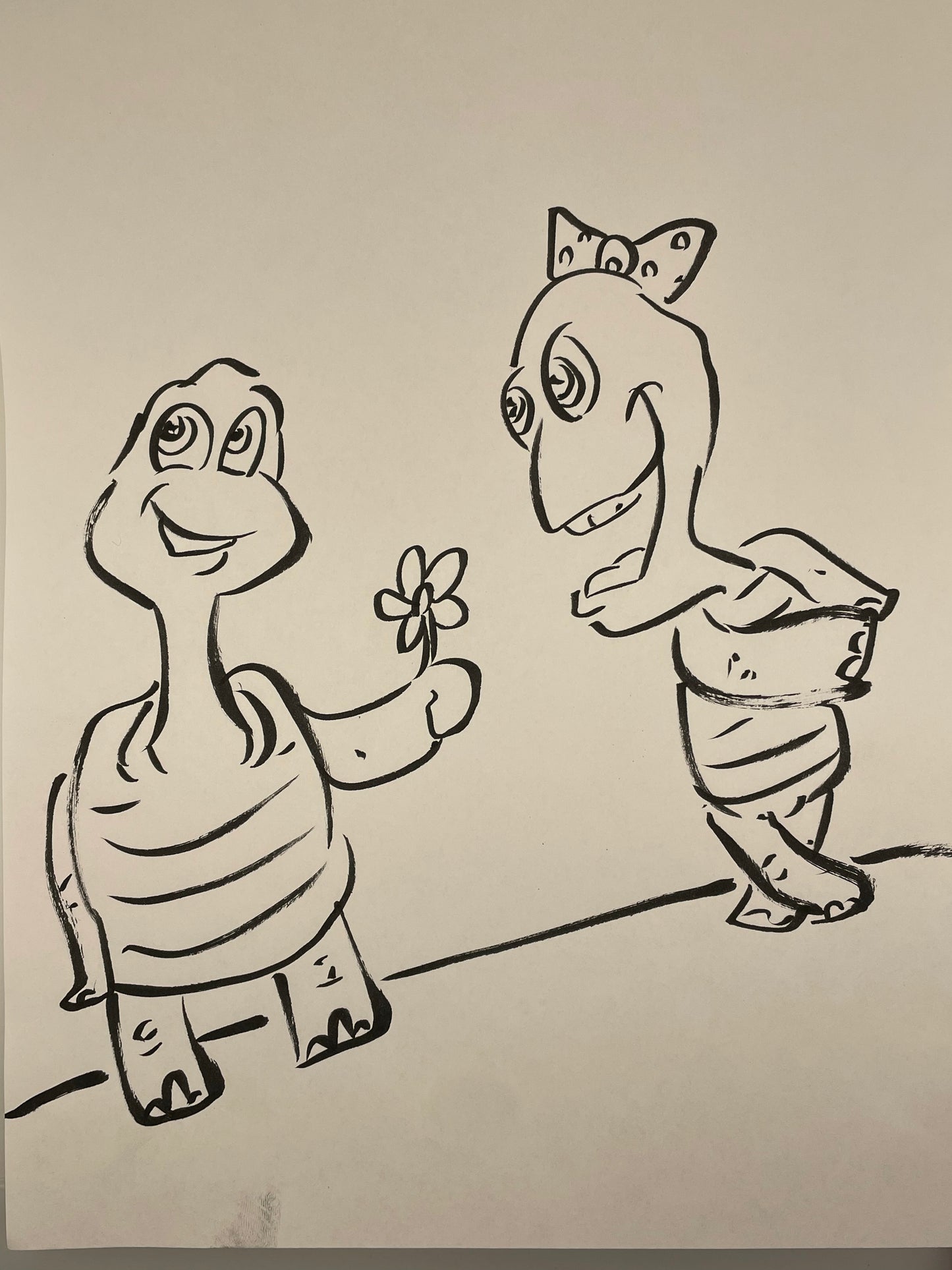 Flirting Turtles