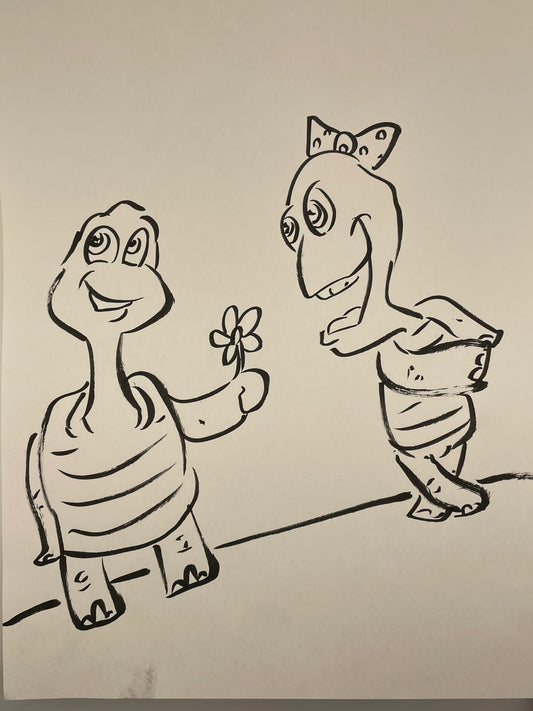 Flirting Turtles
