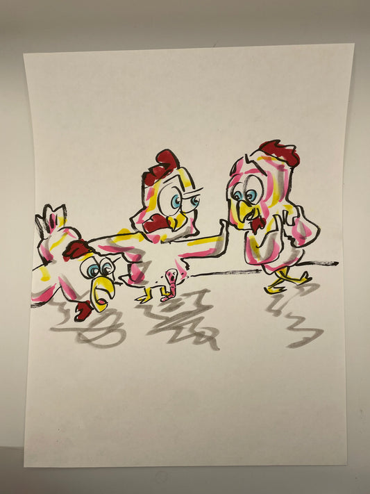 Three Chickens