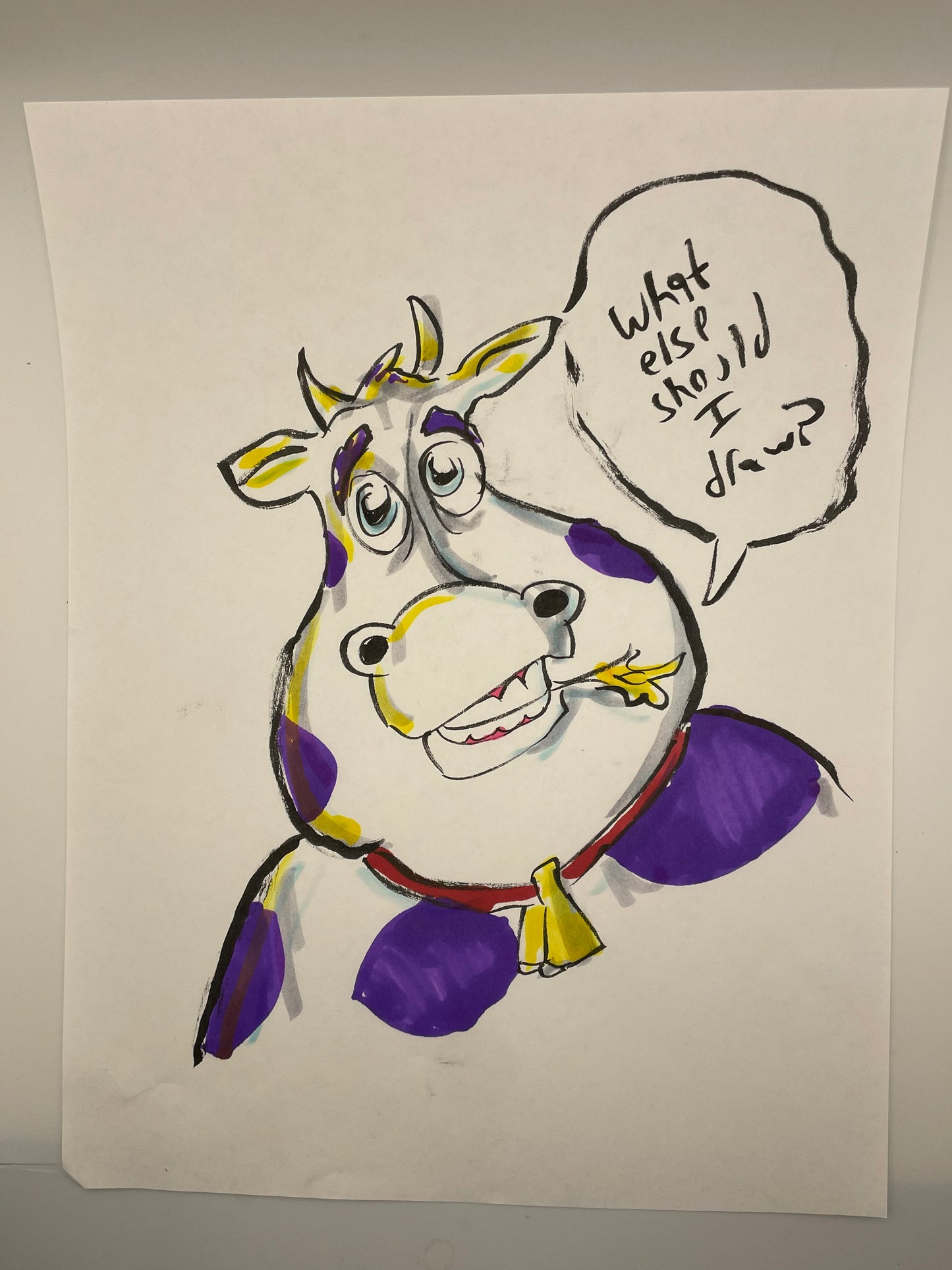 What Else Should I Draw? Cow