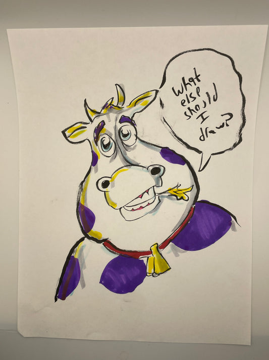 What Else Should I Draw? Cow