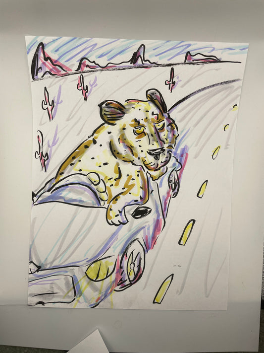 Jaguar Driving a Jaguar